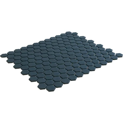Afbeelding van The Mosaic Factory Hexagons Navy Blue Mat