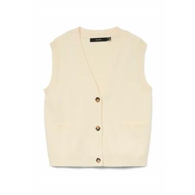 Afbeelding van Vero Moda Vmsaba Bodywarmer, Dames, Maat: Medium, Birch