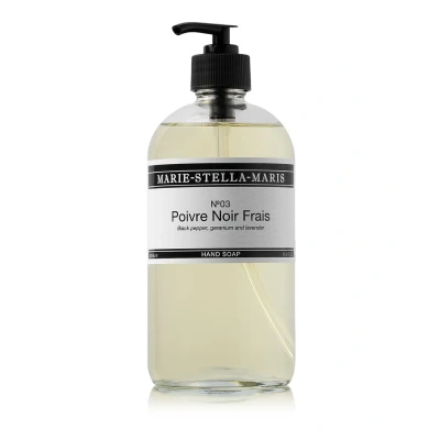 Afbeelding van Marie Stella Maris Poivre Noir Frais handzeep 500 ml Transparant