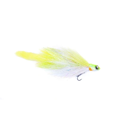 Afbeelding van BIM Tackle Crazy Rabbit Streamer Loodvrij 29cm (33g) Chart White Lood vervanger