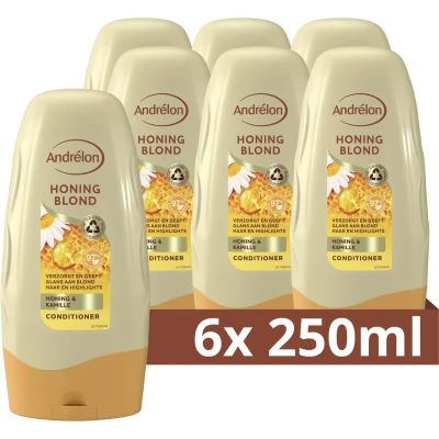 Afbeelding van 6x Andrelon Conditioner Zomer Blond 250 ml