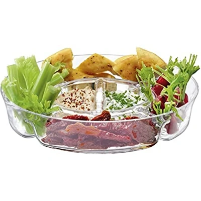 Afbeelding van L.S.A. Snackschaal, Glas, Kleurloos, 35 X 6 cm