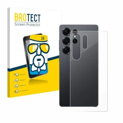 Afbeelding van BROTECT Screenprotector voor Samsung Galaxy S25 Ultra Enterprise Edition (Achterkant) Folie Beschermfolie Beschermglas transparant
