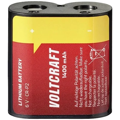 Afbeelding van VOLTCRAFT CRP2 CR P2 Fotobatterij Lithium 1400 mAh 6 V 1 stuk(s)