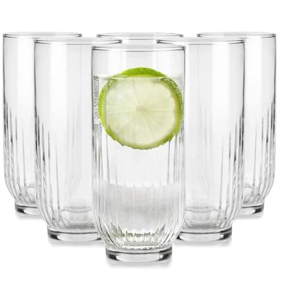 Afbeelding van Glasmark KROSNO 1992 Glazenset 6 delig Drinkglazen Waterglazen Longdrinkglazen Sapglazen Vaatwasserbestendig 6x360 ml