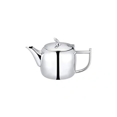 Afbeelding van Café Olé Chatsworth Theepot, 18oz (510ml) Kleine Theepot voor 2, 18/10 roestvrij staal, spiegel gepolijst, CHT 018