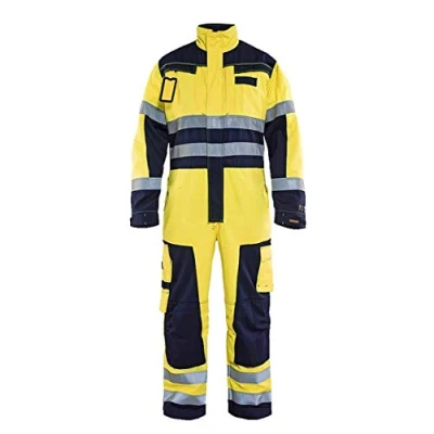 Afbeelding van Blaklader Multinorm overall 6378 1514 High Vis Geel/Marineblauw C46