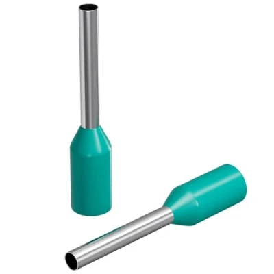 Afbeelding van 100 x adereindhulzen geïsoleerd 0,34 mm2/6 mm turquoise