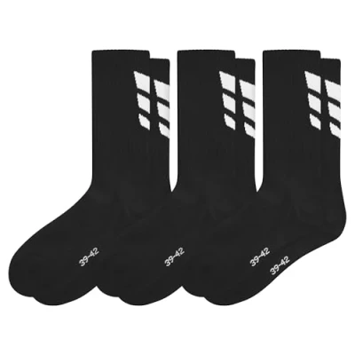 Afbeelding van Erima Unisex 3 Wings Socks pack (2182501), zwart, 39 42