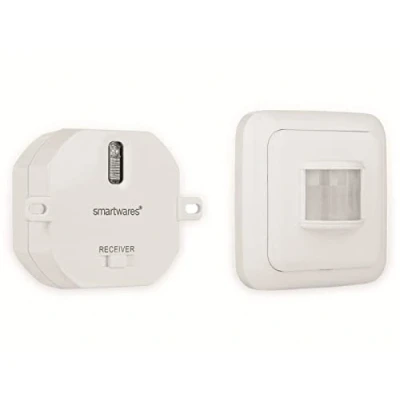 Afbeelding van Automatische Schakelaarset Draadloze Bewegingssensor Plug &amp; Connect Smartwares SH4 99569
