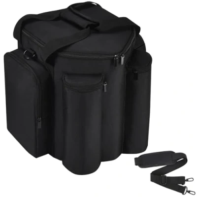 Afbeelding van Seracle hoes reisbescherming schoudertas case tas etui voor Bose S1 Pro Bluetooth luidsprekersysteem (zwart)