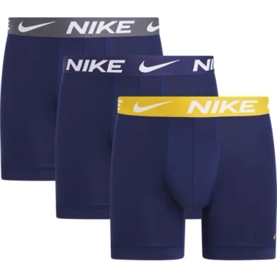 Afbeelding van Nike Underwear Brief 3 PACK Onderbroeken, Heren, Maat: Large, Dark blue