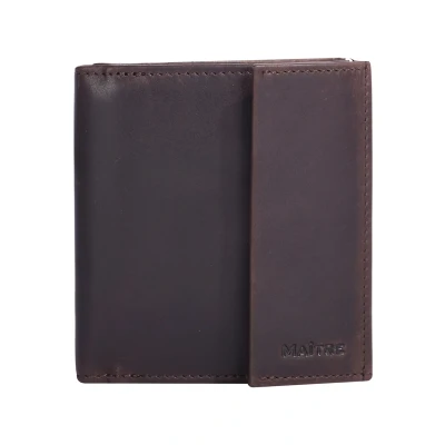 Afbeelding van Maitre Birkheim Gerfried Portemonnee, Heren, Maat: One Size, Darkbrown