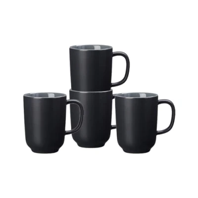 Afbeelding van Ritzenhoff &amp; Breker Koffiemokken set Jasper, 4 stuks (1 stuk), zwart