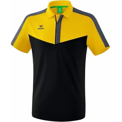 Afbeelding van Erima Squad polo geel/zwart/slate grey S / XXL