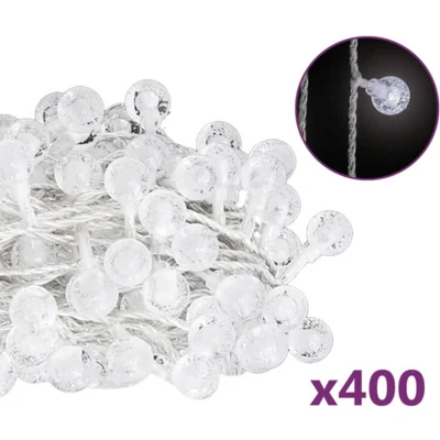Afbeelding van vidaXL Lichtsnoer met 400 LED&#039;s 8 functies koudwit 40 m