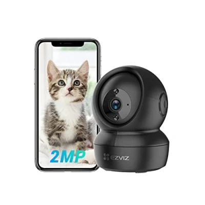 Afbeelding van EZVIZ C6N Wi Fi Indoor Beveiligingscamera 1080P, WiFi &amp; Ethernet 360 Pan/Tilt IP camera Alexa compatibel, Nachtzicht met Smart IR, Motion Tracking, Two Way Audio