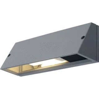 Afbeelding van Slv armatuur pema square zilver e27 max 15w ip44 230034
