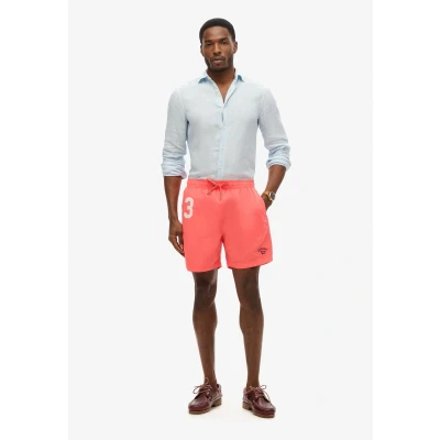 Afbeelding van Superdry Zwemshorts, Heren, Maat: Small, Hot coral