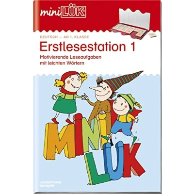 Afbeelding van miniLÜK. Erstlesestation 1: Motivierende Leseaufgaben mit leichten Wörtern ab Klasse 1