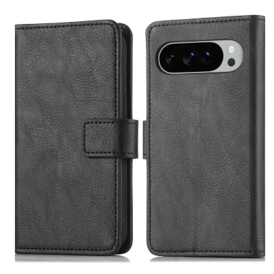 Afbeelding van Google Pixel 10 Pro XL Hoesje Kunstleder imoshion Bookcase Zwart Telefoonhoesje