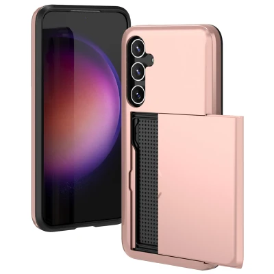 Afbeelding van Samsung Galaxy S23 FE Hoesje Kunststof iMoshion Backcover/Hardcase Rosé goud Telefoonhoesje