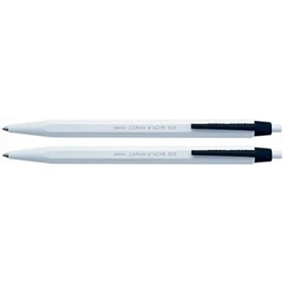 Afbeelding van Caran d&#039;Ache balpen set 825 2 delig plastic grijs zwart lettertype verpakking, afmetingen: circa 14 cm, 0825.109