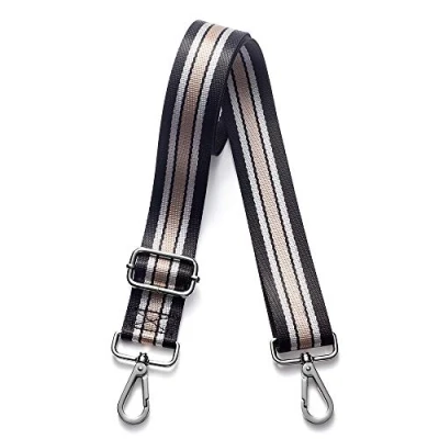 Afbeelding van Portemonnee Strap Vervanging Crossbody Handtas Streep Breed Verstelbaar, Nikkel gesp 17, 1.5 inch width