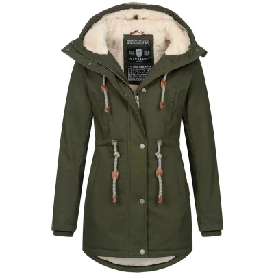Afbeelding van Navahoo Winterjas, Dames, Maat: Large, Olive