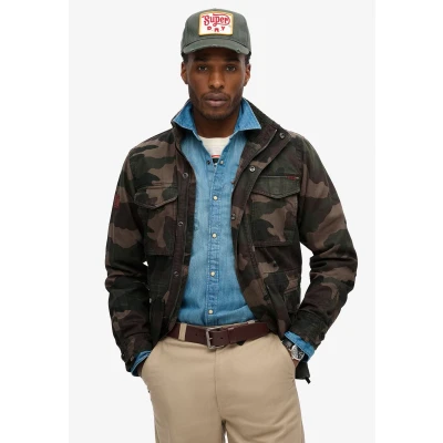 Afbeelding van Superdry Mannen Rookie Military jas Groen Grootte: XL