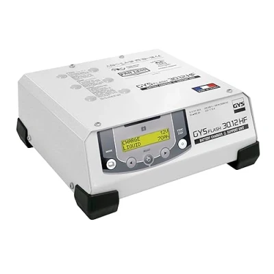 Afbeelding van acculader met voeding GYSFLASH 30.12 HF
