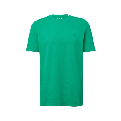 Afbeelding van s.Oliver Tshirt basic, Heren, Maat: Medium, Grün