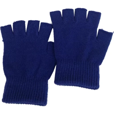 Afbeelding van Scoby Vingerloze Handschoenen Winterhandschoen Winter Fingerless Gloves One Size Donkerblauw