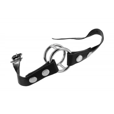 Afbeelding van Strict Leather Ball gag met mondring