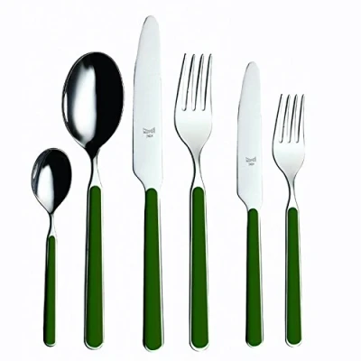 Afbeelding van Mepra SPA 10V622036 bestekset, design Millenium, groen, 36 delig