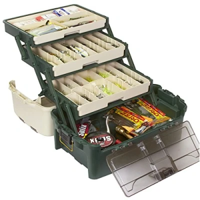 Afbeelding van PLANO Hybrid Hip Tackle Box, Visgerei Organizer, Draagbare Opbergorganizer, Gereedschapskist, Kleine onderdelen, Opvouwbare Trays, Vissen, Kralen, School of Kantoorbenodigdheden knutselmaterialen