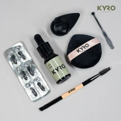 Afbeelding van KYRO Beauty DIY Henna Brow Kit kleuren Wenkbrauwverf Tint Wenkbrauw Copper Red
