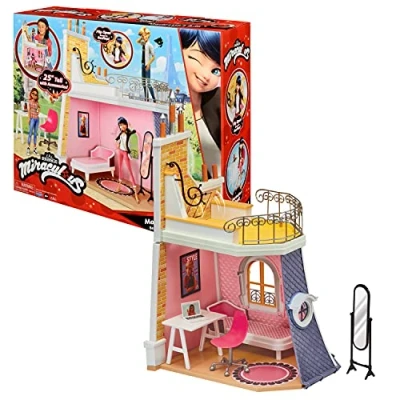 Afbeelding van Bandai Miraculous Ladybug Kamer van Marinette Speeluniversum compatibel met poppen 26 cm P50660