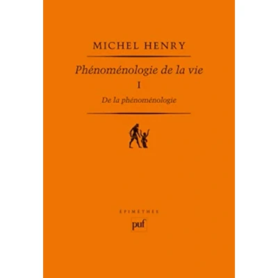 Afbeelding van phénoménologie De la vie: Tome 1