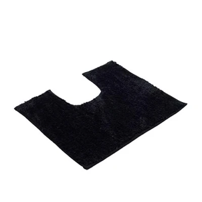 Afbeelding van Gözze Microvezel badmat 50 x 45 cm, met uitsparing, RIO, zwart, 1025 99 050046