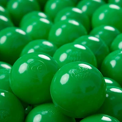 Afbeelding van KiddyMoon Plastic Ballen Voor Kinderen Ø 7 Cm Kleurig Gecertificerd Gemakt In EU, Groen,700