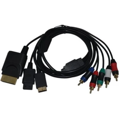 Afbeelding van 3 in 1 Component AV kabel voor XBOX 360, Wii en PlayStation 2 1,8 meter