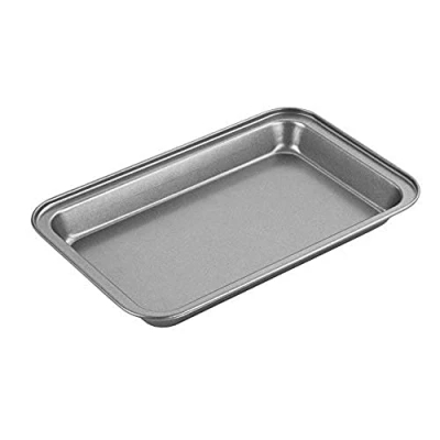 Afbeelding van Chef Aid Browniebakje met anti aanbaklaag, 25 x 16 2 cm, ideaal voor baksels, grijs, 1E1329
