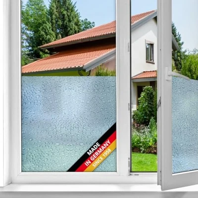 Afbeelding van d c fix. Zelfklevende Raamfolie Raindrop (45x200 cm)