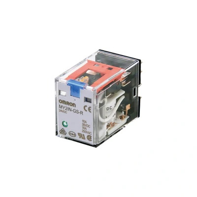 Afbeelding van OMRON RELAIS PLUG IN 8 POLIG DPDT 7 A MECHANISCHE &amp; LED INDICATOREN VE
