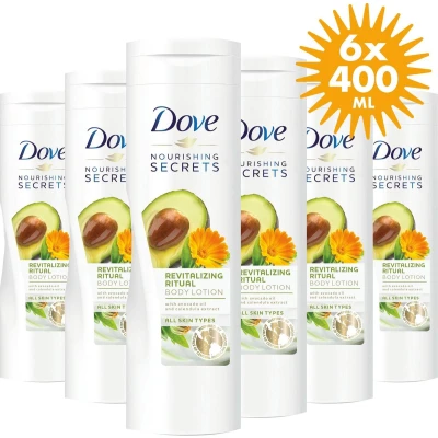 Afbeelding van 6x Dove Avocado Bodylotion 400ml