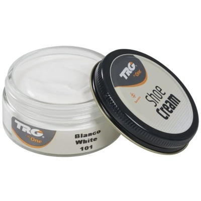Afbeelding van TRG schoencrème met bijenwas wit 50 ml