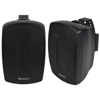 Afbeelding van Adastra BH4 zwarte speakerset 60 Watt binnen en buiten 4 inch woofer