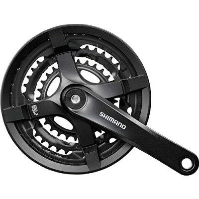 Afbeelding van Shimano Crankstel Tourney CG triple 28 38 48 175mm zw. 4mm