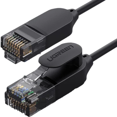 Afbeelding van Ugreen kabel Internet netwerkkabel Ethernet patchkabel RJ45 Cat 6A UTP 1000Mbps 2 m zwart (70334)